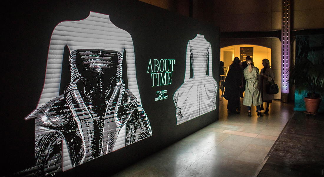About Time: Fashion and Duration exhibit presented in Paris © EPA