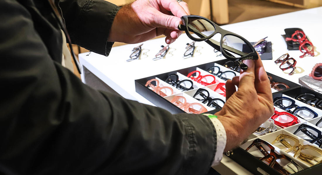 Immagini da Dateyewear (DaTE), la fiera dell’occhialeria indipendente alla Leopolda di Firenze © ANSA