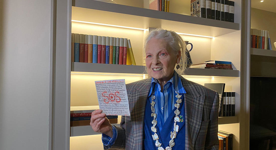 Vivienne Westwood, il mio Sos per il pianeta, cambiare economia © ANSA