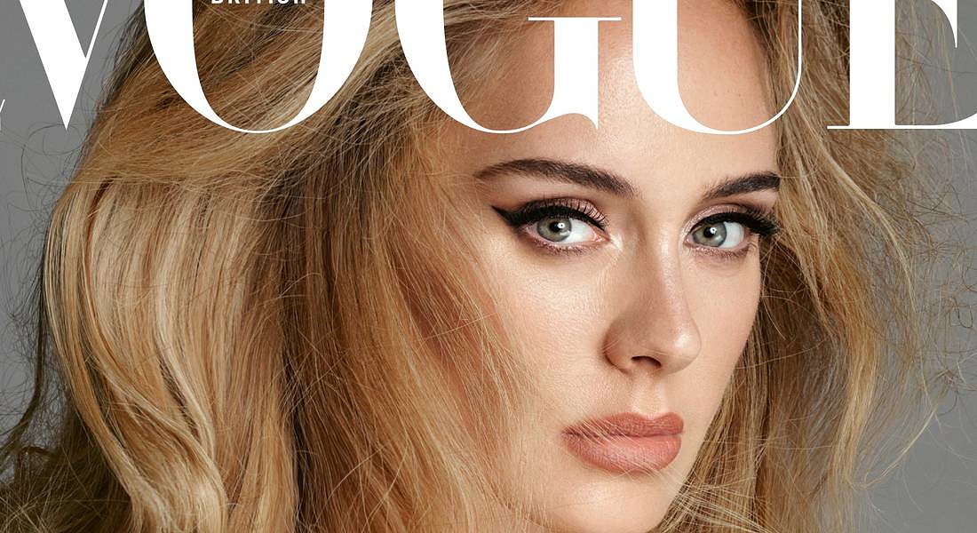 Adele fotografata da Steven Meisel per la copertina di novembre 2021 di British Vogue © Ansa