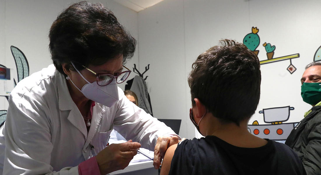 Covid: vaccinazioni 5-11 anni a Brescia © ANSA