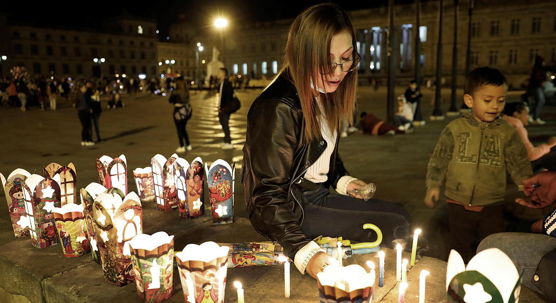 Colombia celebrates the Day of the Candles © EPA