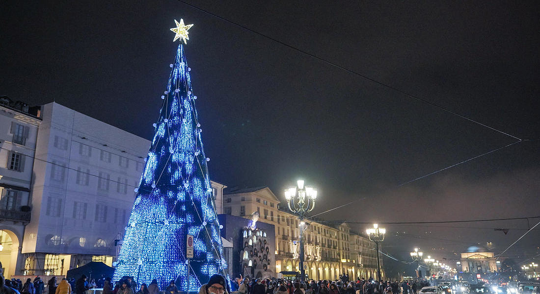 Lightening ceremony of Turin's official Christmas tree © ANSA