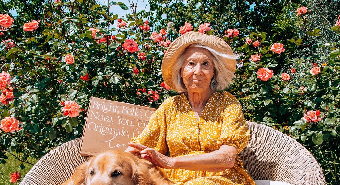 Licia Fertz, 89 anni, influencer, testimonial per Lookiero © Ansa