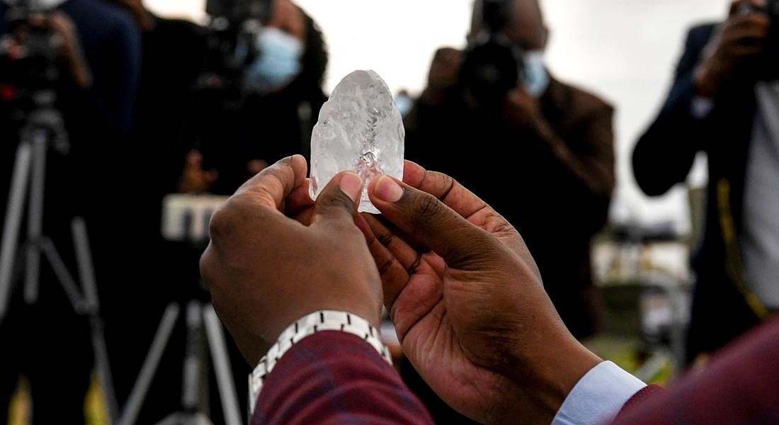 Botswana, trovato diamante da 1.098 carati: il terzo per grandezza al mondo © AFP