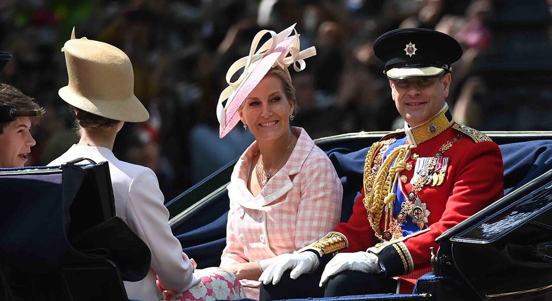 Queen Elizabeth II's Platinum Jubilee Celebrations - Britain's Sophie (C), Countess of Wessex © EPA