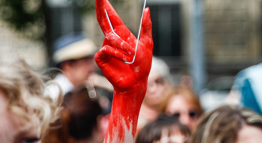 Abortion rights demontration in Paris © EPA