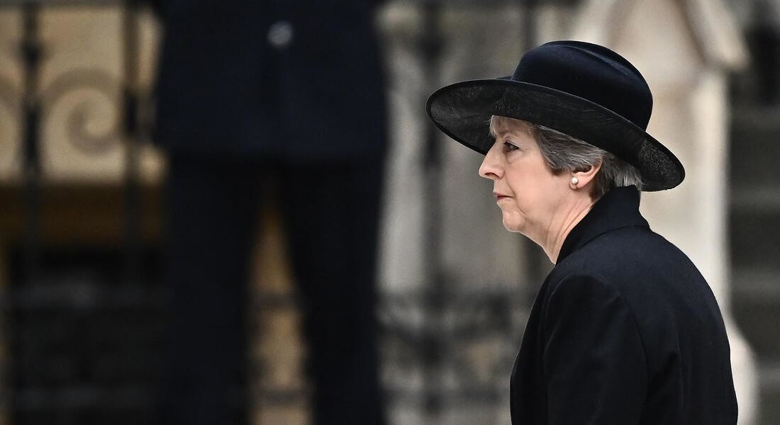 Former British Prime Minister Theresa May © AFP