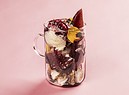 Pic-nic elbano, una ricetta di gelato con fiori (calendule) ideata da Simone Rugiati (ANSA)