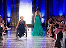 Bruna Romano, modella dell'agenzia Iulia Barton sfilata Rome Inclusive Fashion Night (ANSA)