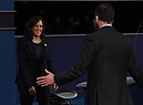 US Democratic vice presidential nominee and Senator from California, Kamala Harris and her husband  Douglas Emhoff (ANSA)