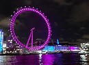 Londra: London Eye è pink (ANSA)