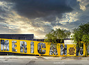 American History Mural a Wynwood Miami, quest'opera e? presentata da Museum of Graffiti & Mana Contemporary, per movimento ONE VOICE (ANSA)