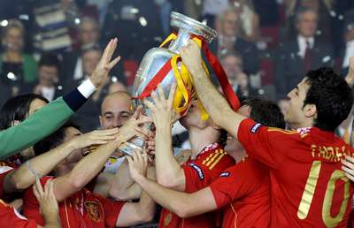Spagna, festa campioni fino all'alba