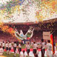 Euro 1996: Una miriade di palloncini all’inaugurazione  della manifestazione