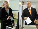 Marine Le Pen e Viktor Orban (ANSA)