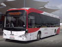 Autobus senza conducente in servizio a Malaga (ANSA)
