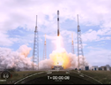 Il lancio del Falcon 9 del 21 aprile, con altri 53 satelliti Starlink per le connessioni Internet (fonte: SpaceX) (ANSA)