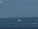 L'ammaraggio della capsula Endeavour che segna la conclusione della missione Ax-1 (fonte: Axiom Space) (ANSA)