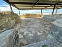 Villa di Publius Annius, uno degli spogliatoi del doppio impianto termale vista mare (ANSA)