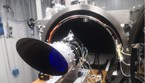 La prima unità di volo di Telescope Optical Unit (TOU) pronta per una serie di cicli termici (fonte: Leonardo Spa) (ANSA)