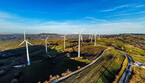 Il parco eolico di Guardia Lombardi in provincia di Avellino (ANSA)