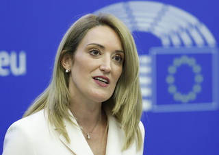 La Presidente del Parlamento europeo, Roberta Metsola (ANSA)