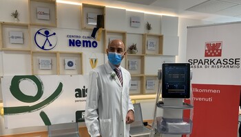 donato al centro clinico Nemo di Trento un ecografo (ANSA)