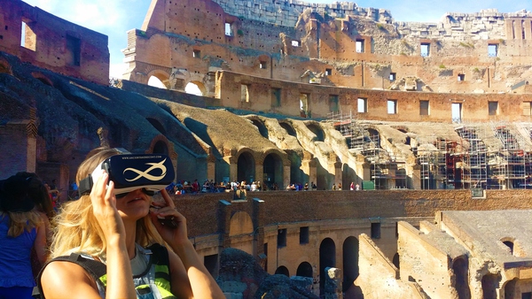 Primo tour immersivo in 3D al Colosseo © Ansa