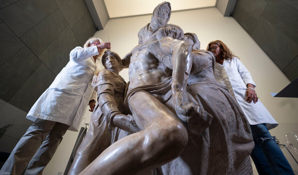 La Pietà Bandini di Michelangelo, tornano alla luce le cromie © ANSA