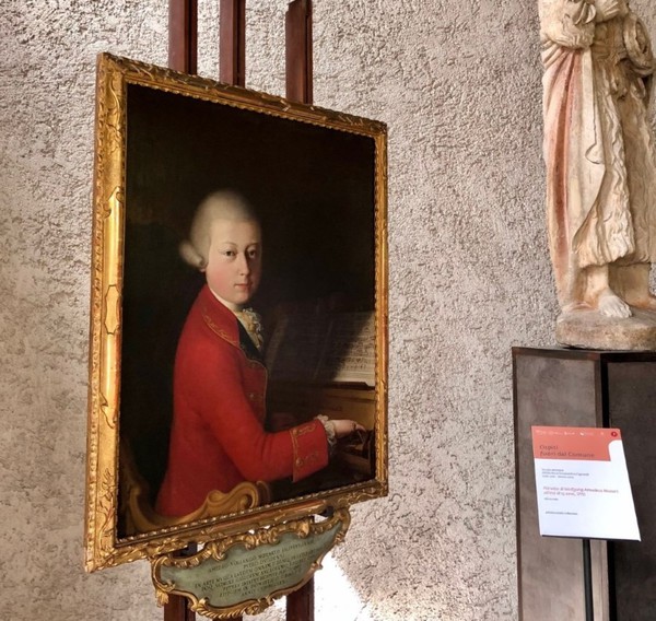 Il ritratto di Mozart giovane a Museo Castelvecchio di Verona © ANSA