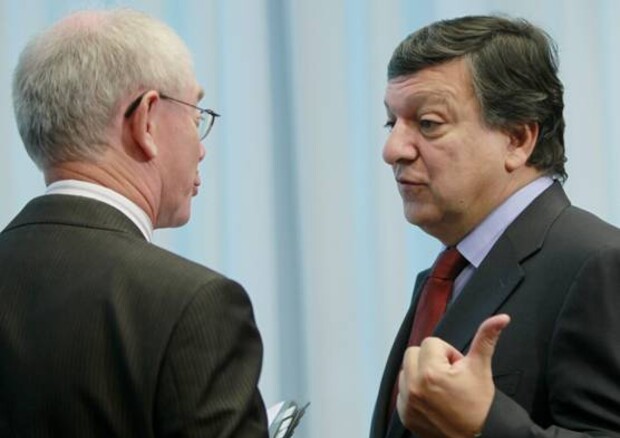 Herman Van Rompuy e José Manuel Barroso © ANSA 