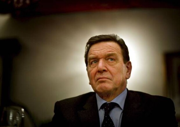 L'ex cancelliere tedesco Gerhard Schroeder. © ANSA 