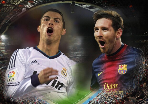 Cristiano Ronaldo e Lionel Messi, le star di Real Madrid e Barcellona © ANSA