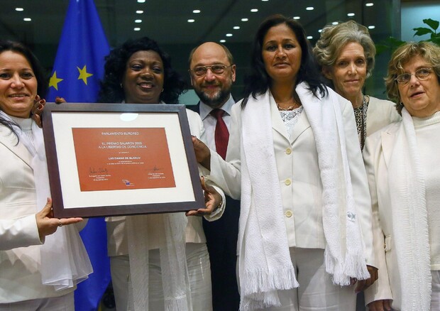Cuba: 'Damas de Blanco' ricevono da Schulz premio Sakharov © EPA