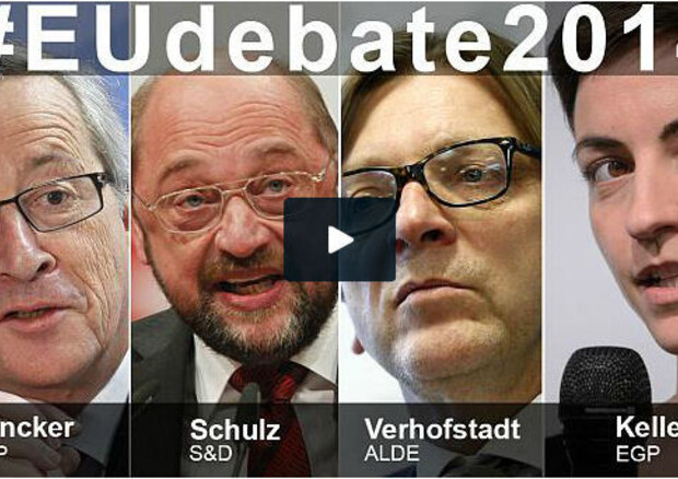 Europee: primo confronto tv, Juncker-Schulz contro Eurobond © Ansa
