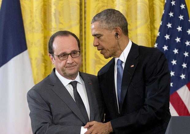 Obama e Hollande © AP