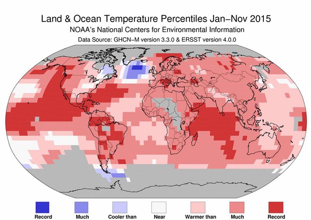 Clima:2016 potrebbe essere nuovo anno record per temperature © AP