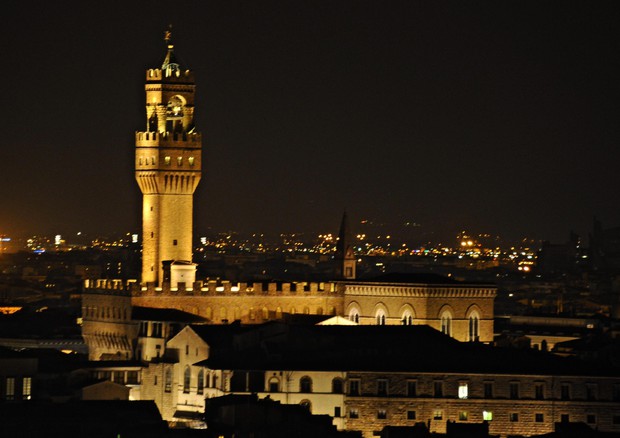 Earth Hour in Florence © ANSA