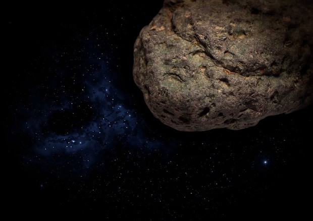 Nell'immagine la ricostruzione artistica di un asteroide © Ansa
