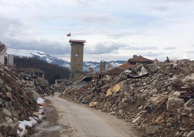 Terremoto: delegazione regioni europee visita zone colpite © ANSA 