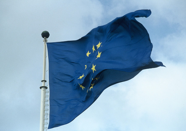Bandiera europea europa eu flag - fonte: EC © Ansa