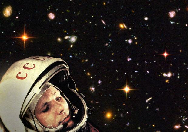 Yuri Gagarin, il primo uomo nello spazio (fonte: Robert Couse-Baker/NASA) © Ansa