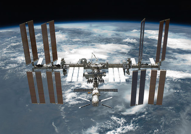 La Stazione Spaziale Internazionale (fonte: Nasa) © Ansa