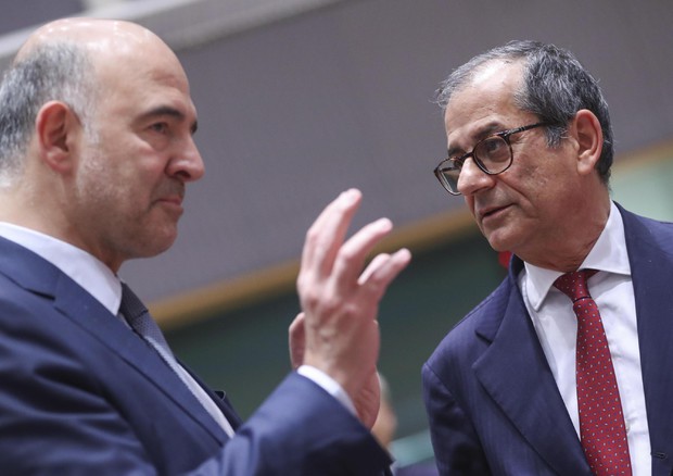 Moscovici e Tria (archivio) © EPA