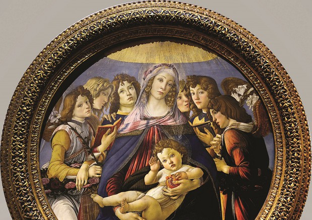 La Madonna della melagrana di Botticelli nasconde un cuore nel frutto in mano a Gesù (fonte: D. Lazzeri) © Ansa