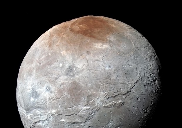 Un'immagine di Caronte catturata da New Horizons nel luglio del 2015  (fonte: NASA/Johns Hopkins University Applied Physics Laboratory/Southwest Research Institute) © Ansa