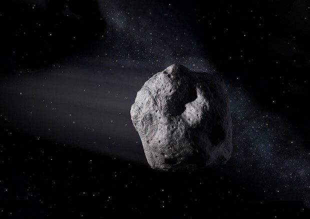 Rappresentazione artistica di un asteroide (fonte: NASA/JPL-Caltech) © Ansa