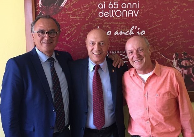 Da sinistra,  Michele Alessandra, Vito Intini e Francesco Iacono © ANSA
