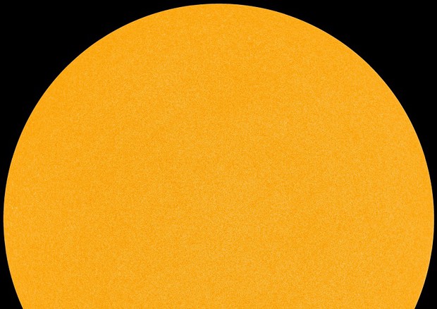 Il Sole senza macchie per la maggior parte del 2018 (fonte: SDO/HMI) © Ansa